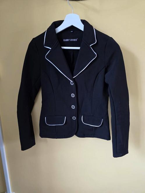 Harry's Horse Rijjas Softshell St.Tropez Zwart maat XXS, Dieren en Toebehoren, Paardrijkleding, Gebruikt, Kinderen, Bovenkleding