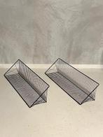 Jaren 70 wandrekken 2x vintage boekenplanken retro bruin, Gebruikt, Ophalen of Verzenden, Onbekend, Nvt