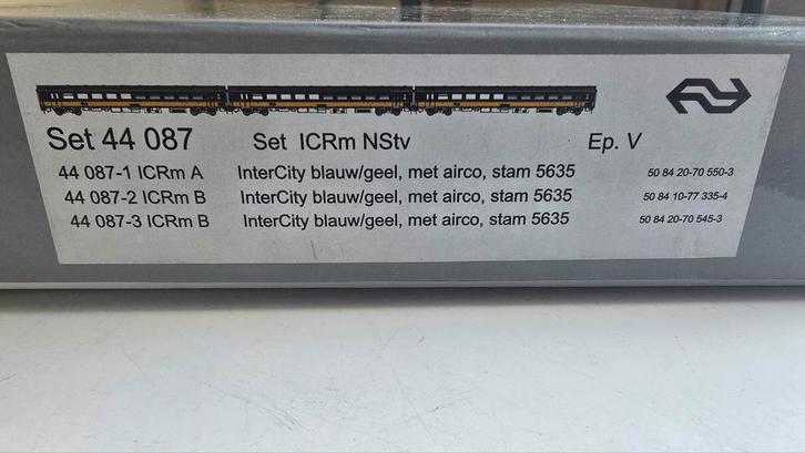 LS Models 44 087 ICRm NStv BAB set, Hobby en Vrije tijd, Modeltreinen | H0, Zo goed als nieuw, Wagon, Gelijkstroom, Overige merken