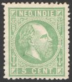 Ned-Indie NVPH nr 8 ongebruikt Koning Willem III 1870, Postzegels en Munten, Postzegels | Nederlands-Indië en Nieuw-Guinea, Verzenden
