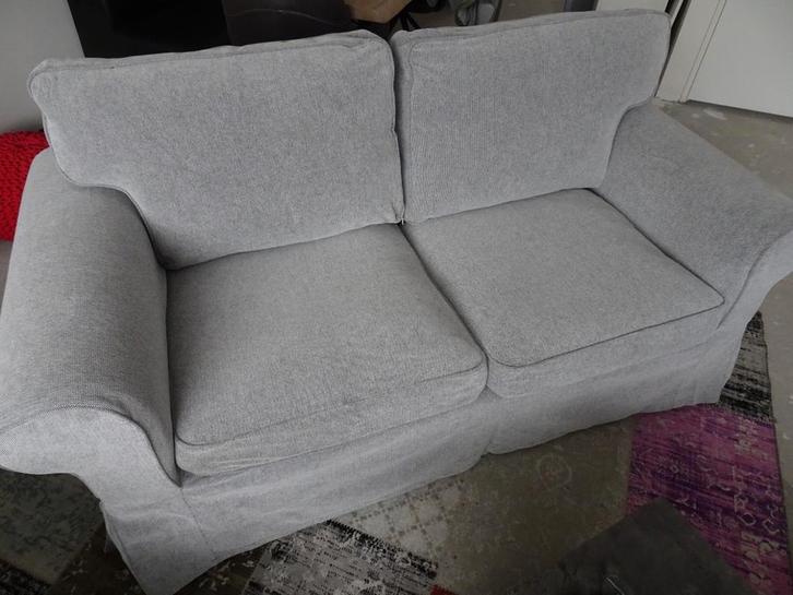 IKEA EKTORP 2 ZITS BANK (incl. extra hoes), Huis en Inrichting, Banken | Bankstellen, Gebruikt, Rechte bank, Stof, Ophalen