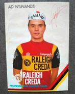 TI Raleigh kaart Ad Wijnands (jaren tachtig,.Peter Post), Ophalen of Verzenden, Gebruikt, Overige sporten, Spelerskaart