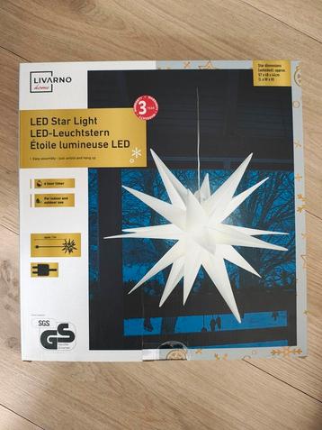 Leuke kerstster met verlichting voor binnen en buiten beschikbaar voor biedingen