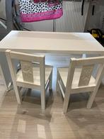 Kindertafeltje met 2 stoelen, Gebruikt, Ophalen of Verzenden, Stoel(en)