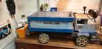 Vintage Houten Speelgoed Vrachtwagen - Shurlube, Ophalen of Verzenden