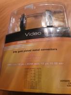 10 meter HDMI gold plated kabel, Ophalen of Verzenden, Nieuw, 10 meter of meer, HDMI-kabel