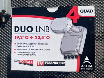 Duo LNB satellietontvanger Astra voor 1-4 ontvangers beschikbaar voor biedingen