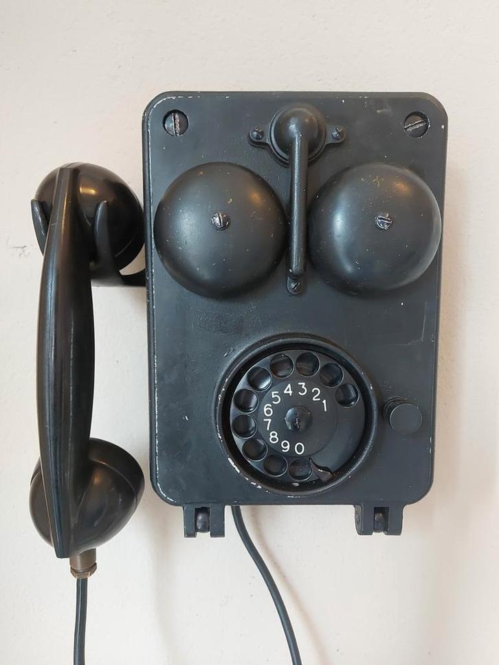 Bunkertelefoon | Mijn telefoon, Telecommunicatie, Vaste telefoons | Niet Draadloos, Gebruikt, Bakeliet, Ophalen of Verzenden
