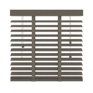 GAMMA houten jaloezie 50 mm taupe 160x220 cm (bxh) Nieuw beschikbaar voor biedingen