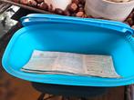 Tupperware Magnetron Pasta Koker - Zo Goed Als Nieuw, Ophalen of Verzenden, Zo goed als nieuw, Blauw, Bak of Kom