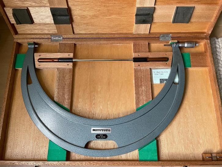 2 Mitutoyo buitenmicrometers, Doe-het-zelf en Verbouw, Gereedschap | Handgereedschap, Zo goed als nieuw, Ophalen