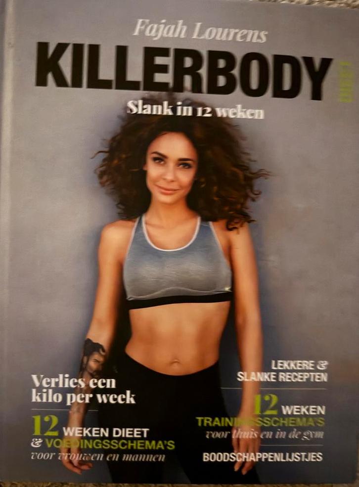 Killerbody Dieetboek - Fajah Lourens, Boeken, Gezondheid, Dieet en Voeding, Zo goed als nieuw, Dieet en Voeding, Ophalen of Verzenden