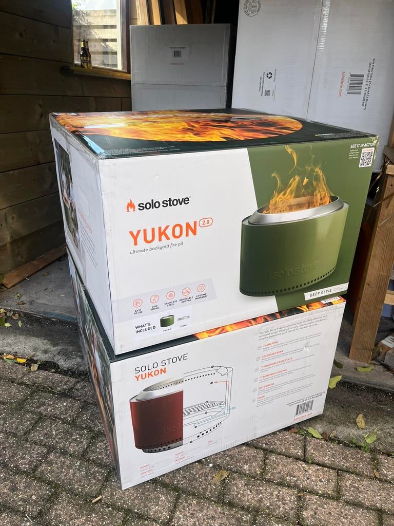 Yukon solo stove; rookvrije vuurhaard, vuurschaal; nieuw!, Tuin en Terras, Terrasverwarmers, Zo goed als nieuw, Ophalen of Verzenden