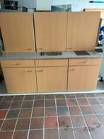 Keukenblok 180 met bovenkasten, Huis en Inrichting, Ophalen, Gebruikt, Overige kleuren, Enkelwandige keuken