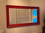 Rode spiegel 90 bij 50 cm, Ophalen of Verzenden, Zo goed als nieuw