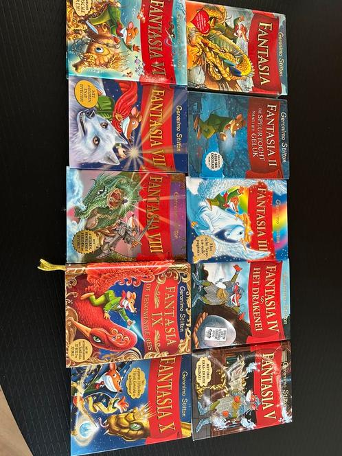 Geronimo Stilton - Fantasia 7 stuks zgan, Boeken, Kinderboeken | Jeugd | onder 10 jaar, Zo goed als nieuw, Ophalen of Verzenden