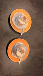 Gezocht Arzberg gebakschotels witte met gekleurde rand, Ophalen, Zo goed als nieuw, Bord(en), Overige stijlen