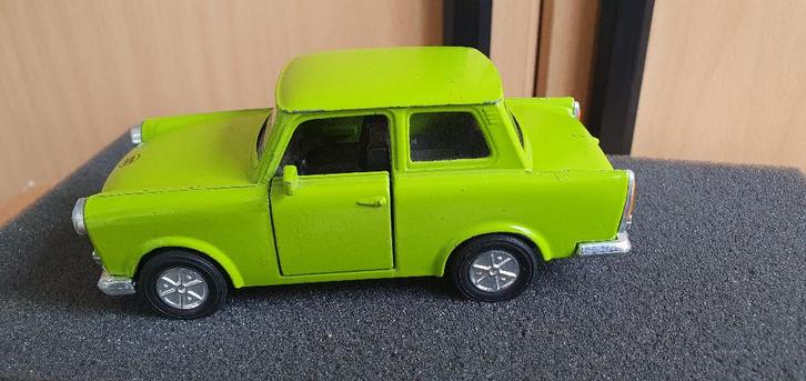 Vintage Trabant DDR 1989, Hobby en Vrije tijd, Modelauto's | Overige schalen, Gebruikt, Auto, Ophalen of Verzenden