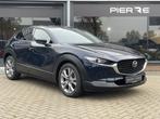 Mazda CX-30 2.0 e-SkyActiv-X M Hybrid Luxury | AUTOMAAT | LE, Auto's, Mazda, Gebruikt, Blauw, Overige brandstoffen, Leder