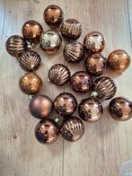 Kerstballen. Bronskleurig/goudkleurig.  Alles voor 2,00, Ophalen of Verzenden, Nieuw