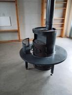 Bijzondere Vrijstaande Houtkachel, Huis en Inrichting, Kachels, Ophalen, Gebruikt, Houtkachel, Vrijstaand