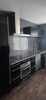 Zwarte hoogglans ikea MOET direct weg!!!!!, Ophalen, Zwart, Graniet of Steen, Hoogglans of Gelakt