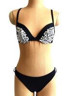 Nieuwe Rasurel bikini, push-up, zwart/wit, Mt. 70 C, Rasurel, Verzenden, Zwart, Nieuw