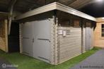 Online Veiling: Woodpro (Vuren) blokhut - 445x300cm, Tuin en Terras, Tuinhuizen