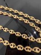 Prachtige 14 karaats gouden koffie bonen schakel ketting, Ophalen of Verzenden, Nieuw, Goud