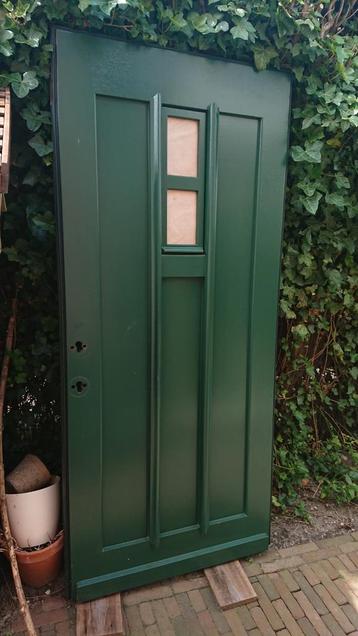 Merbau voordeur grachtenpand jaren 30 1993x899mm beschikbaar voor biedingen