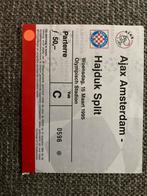 Ticket Ajax-hajduk split 94-95 champions league, Ophalen of Verzenden, Zo goed als nieuw, Ajax, Overige typen