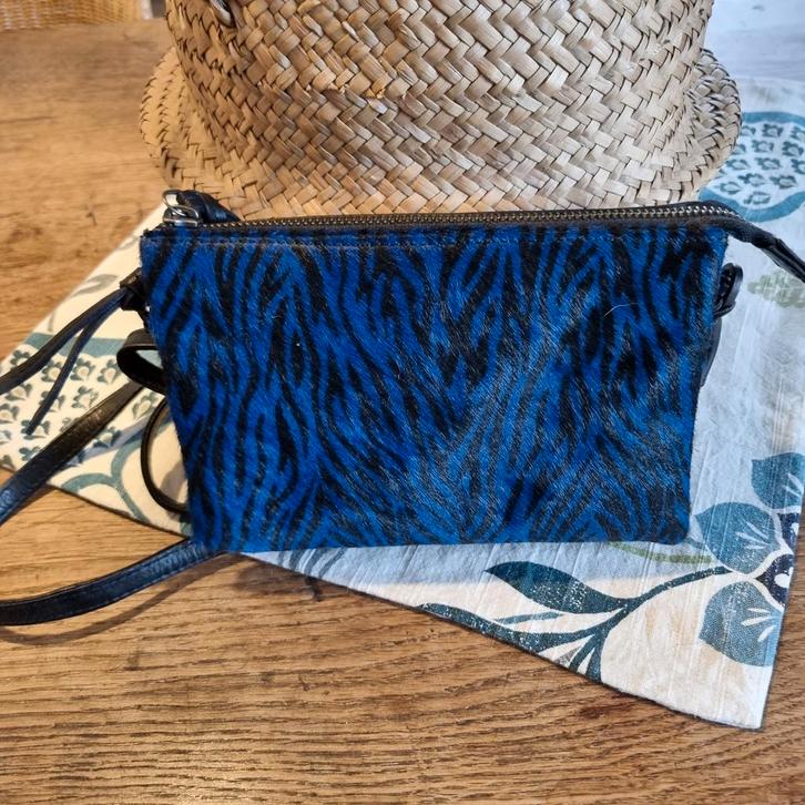 Legend Como tas - Blauw/Zwart, Sieraden, Tassen en Uiterlijk, Tassen | Damestassen, Nieuw, Schoudertasje, Blauw, Ophalen of Verzenden