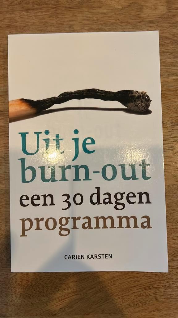 Carien Karsten - Uit je burnout, Boeken, Psychologie, Zo goed als nieuw, Ophalen of Verzenden