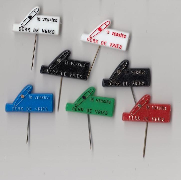 Derk de Vries Sigaren speldjes, Verzamelen, Speldjes, Pins en Buttons, Gebruikt, Speldje of Pin, Overige onderwerpen, Ophalen of Verzenden