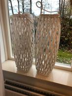 Grote windlichten, Ophalen of Verzenden, Zo goed als nieuw, Hout