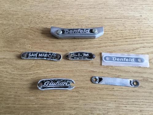 ZADEL MERK PLAATJES EN DENFELD PLAATJE EN ITALIANEN, Fietsen en Brommers, Brommeronderdelen | Oldtimers, Zo goed als nieuw, Overige merken