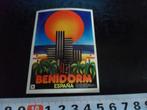 sticker Spanje Benidorm, Ophalen, Zo goed als nieuw, Bedrijf of Vereniging