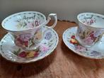 Royal albert thee en koffie kop en schotel april lathyrus, Ophalen of Verzenden, Zo goed als nieuw, Porselein, Kop en/of schotel