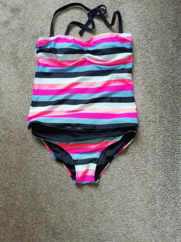 Tankini maat L van de Hema, Kleding | Dames, Badmode en Zwemkleding, Zo goed als nieuw, Overige typen, Zwart, Ophalen of Verzenden