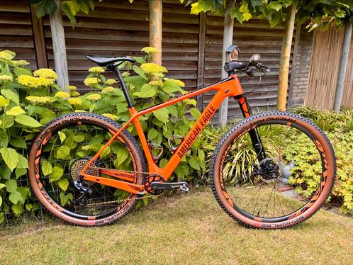 Hardtail Mountainbike American Eagle full carbon met Lefty, Fietsen en Brommers, Fietsen | Mountainbikes en ATB, Gebruikt, Heren
