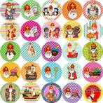 button sint en piet sinterklaas div maten met naam NIEUW, Ophalen of Verzenden, Nieuw, Figuurtje, Button