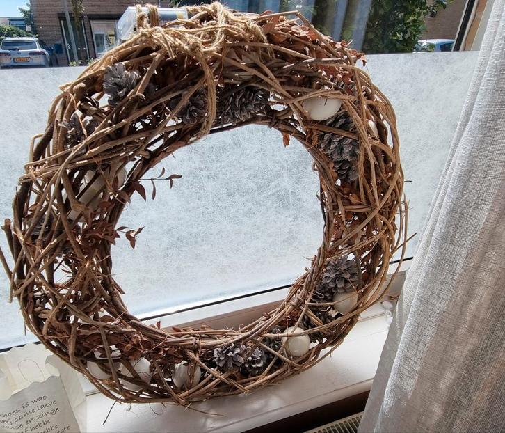 NIEUWE GROTE ROBUUSTE KRANS - INFO ZIE ADVERTENTIE, Huis en Inrichting, Woonaccessoires | Kransen, Nieuw, Ophalen of Verzenden