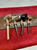 Vintage Pijpen Set met Houder, Antiek en Kunst, Ophalen of Verzenden