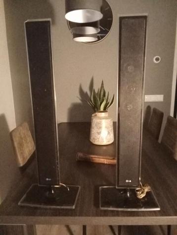 2 LG boxen voor o.a. Dolby surround. In prima staat. beschikbaar voor biedingen