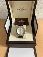 Horloge, Sieraden, Tassen en Uiterlijk, Horloges | Heren, Overige merken, Overige materialen, Leer, Polshorloge