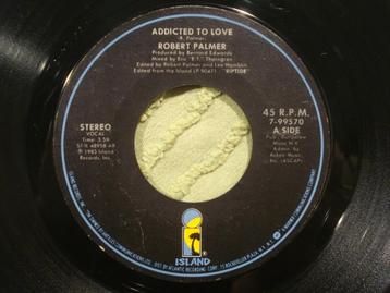 Robert Palmer 7" Vinyl Single: ‘Addicted to love’ (USA) beschikbaar voor biedingen