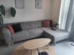 Hoekbank met loveseat en hocker, Ophalen, Zo goed als nieuw, Stof