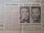 BOKSEN Muhammed Ali houdt stand tegen Frazier (1974), Verzamelen, Ophalen of Verzenden, 1960 tot 1980, Knipsel(s)