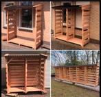 NIEUW houtopslag berging div maten 200x200x65, Ophalen, Nieuw, Hout, Overige typen