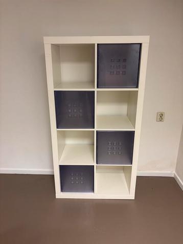 4 Ikea Kallax Expedit bakken paars (alleen de bakken) beschikbaar voor biedingen